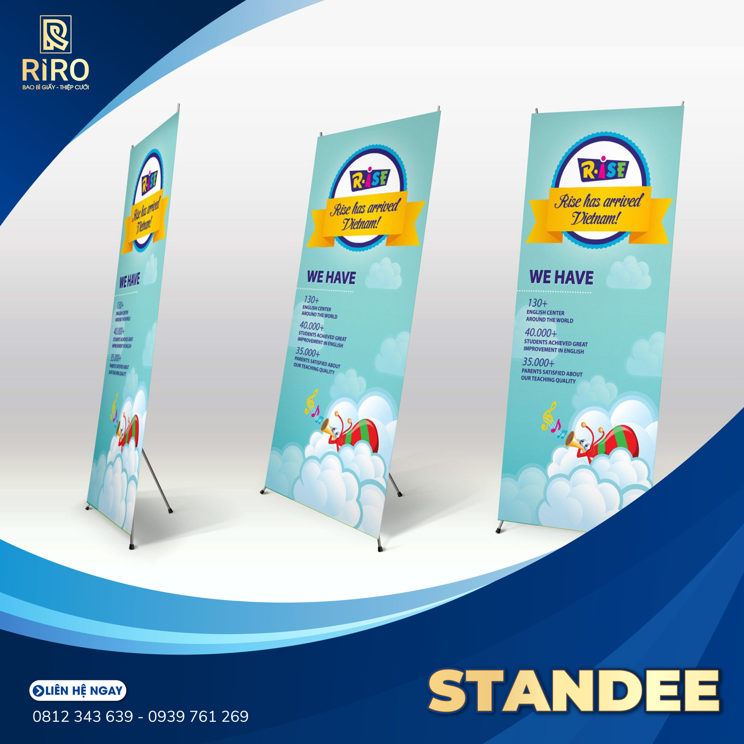 In standee chuyên nghiệp – quảng bá ấn tượng, hiệu quả tức thì