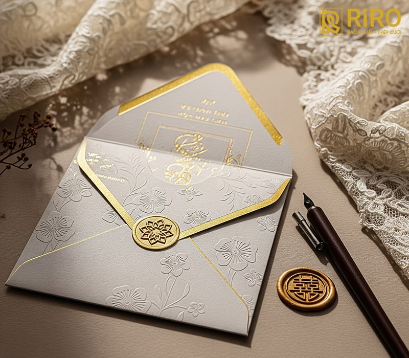 Cách ghi thiệp cưới mời anh chị trang trọng, tinh tế