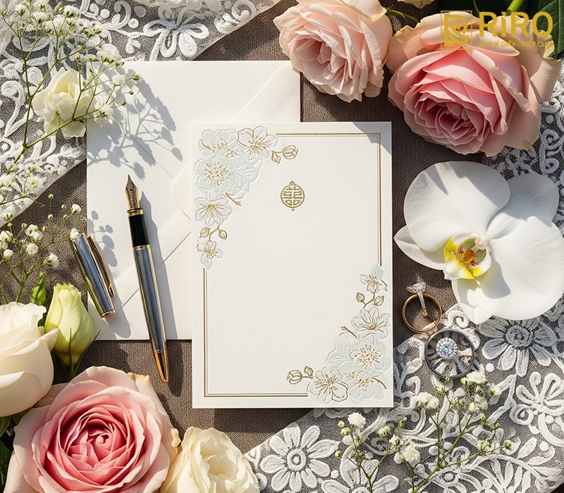 Lưu ý trong cách ghi thiệp cưới mời anh chị