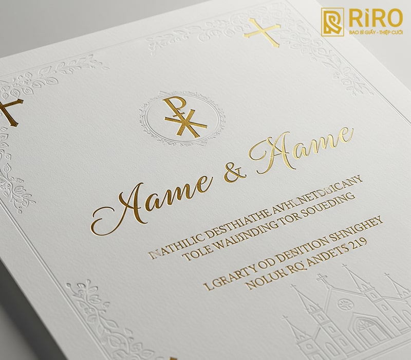 IN ẤN RIRO - Địa chỉ in thiếp cưới công giáo uy tín, chất lượng