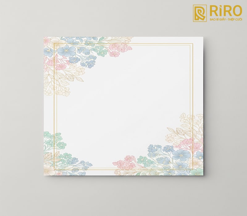 Mẫu thiệp báo hỷ hiện đại