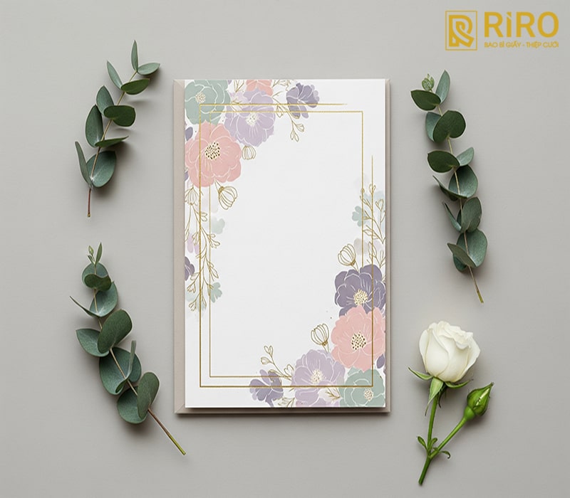 Mẫu thiệp báo hỷ hiện đại