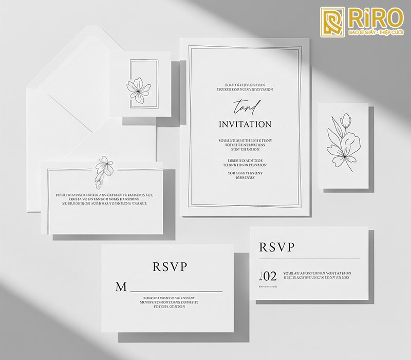 Thiệp cưới minimalist là gì? Vì sao được ưa chuộng?