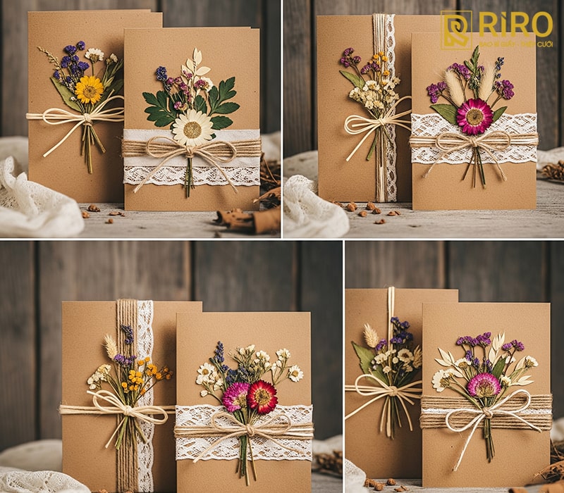 Phong cách thiệp cưới Rustic là gì? Vì sao chọn?