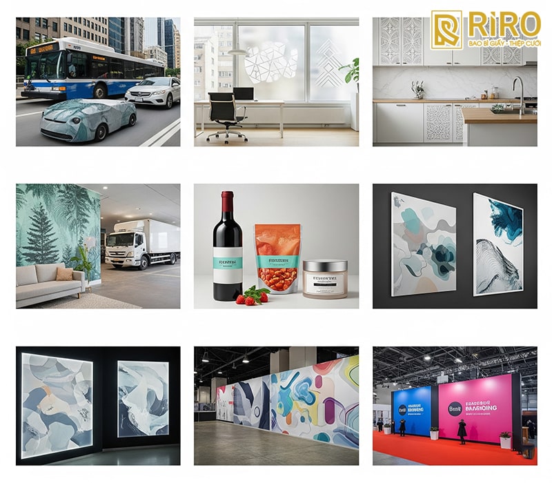Ứng dụng nổi bật của decal sữa