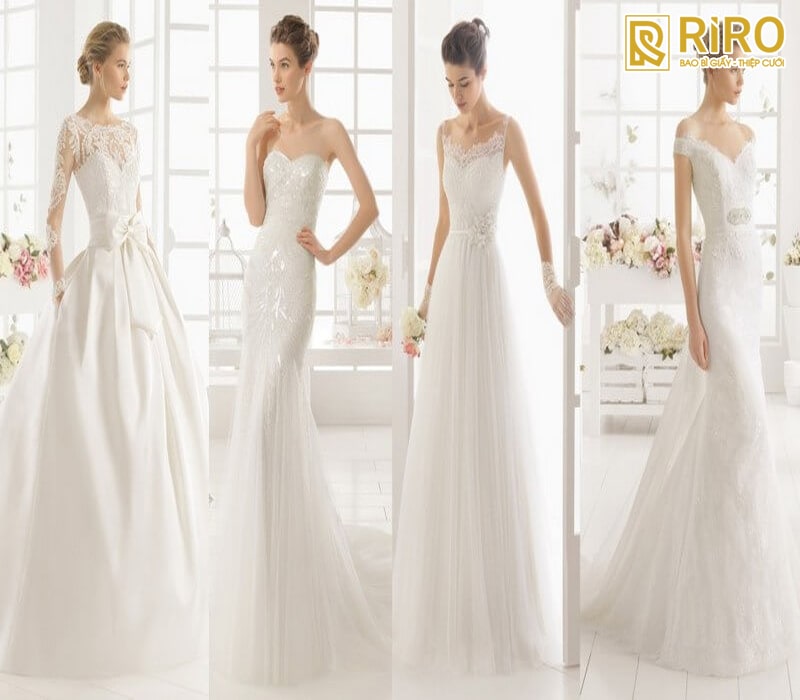 Chọn váy cưới, áo dài, vest chú rể