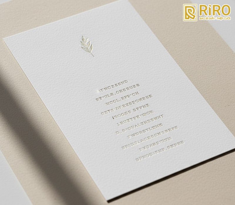 Thiệp mời công giáo hiện đại, tối giản