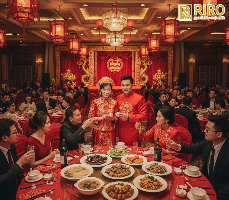 Tiệc cưới tại nhà hàng (Đãi tiệc)
