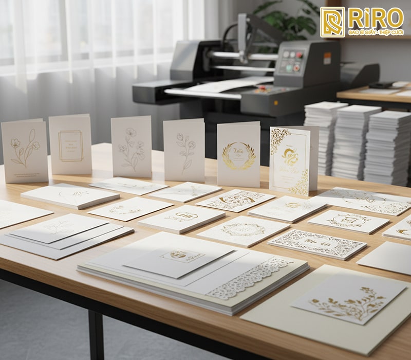 Những yếu tố nào ảnh hưởng trực tiếp đến chi phí in thiệp cưới Quận 7